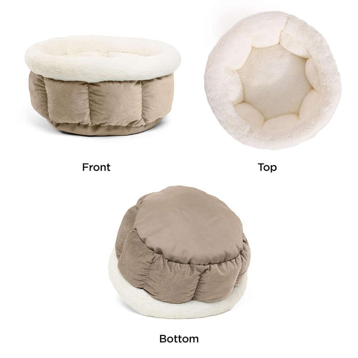 Cuddle Cup Ilan Dog and Cat Bed Wheat - Jumbo