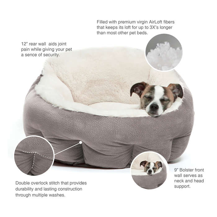 Deep Dish Ilan Cuddler Mini - Grey