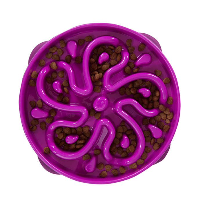 Outward Hound Fun Feeder Purple Large