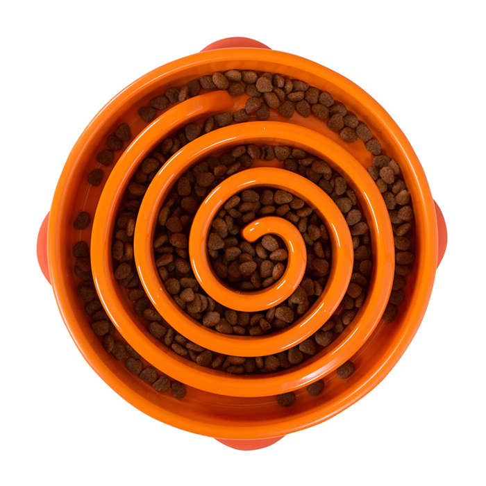 Outward Hound Fun Feeder Orange Large