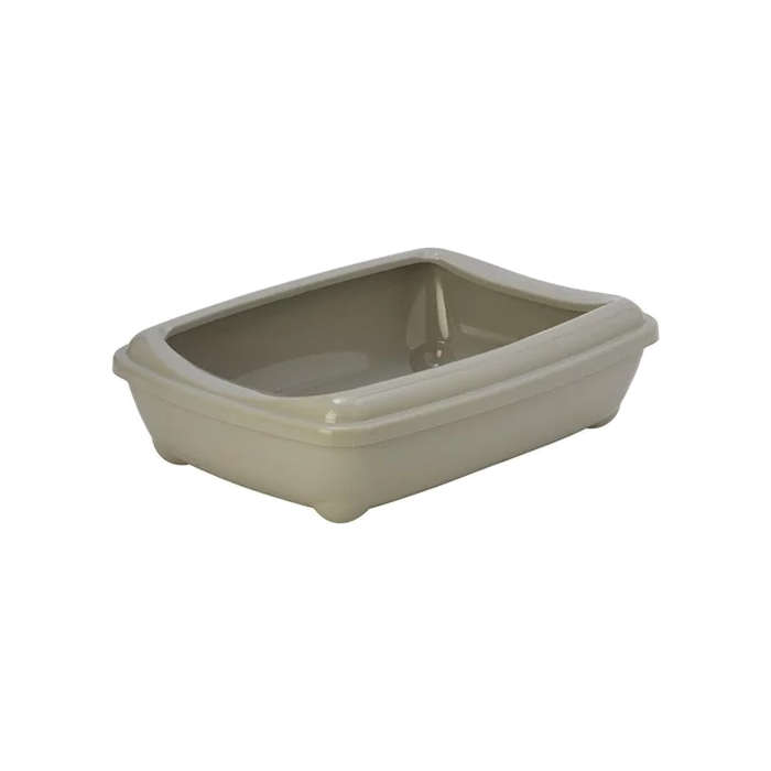 Aristotray & Rim Litter Tray - Warm Grey