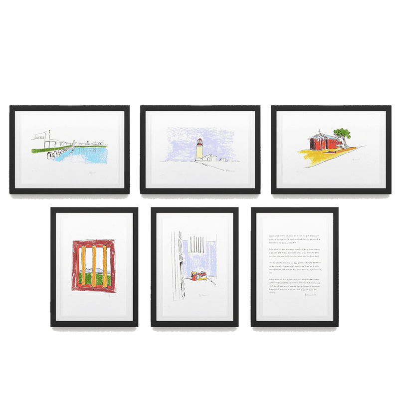 Mandela Lithograph - Robben Island Series I AP (Artist Proof Set)