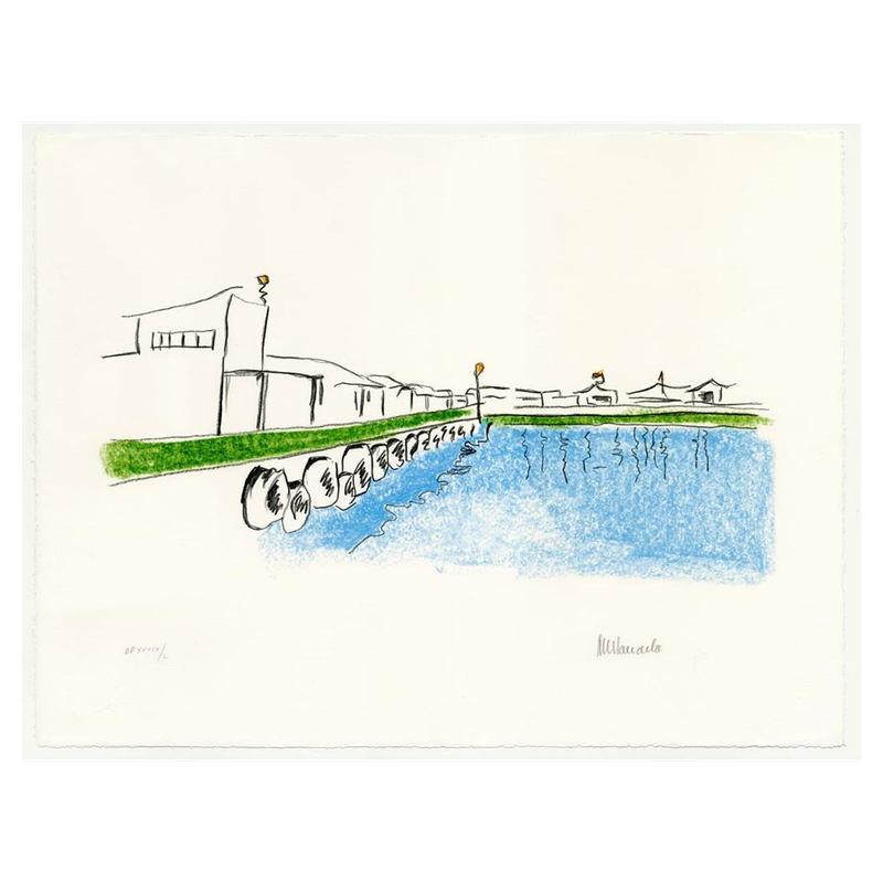 Mandela Lithograph - Robben Island Series I AP (Artist Proof Set)