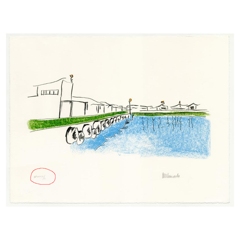Mandela Lithograph - Robben Island Series I AP (Artist Proof Set)