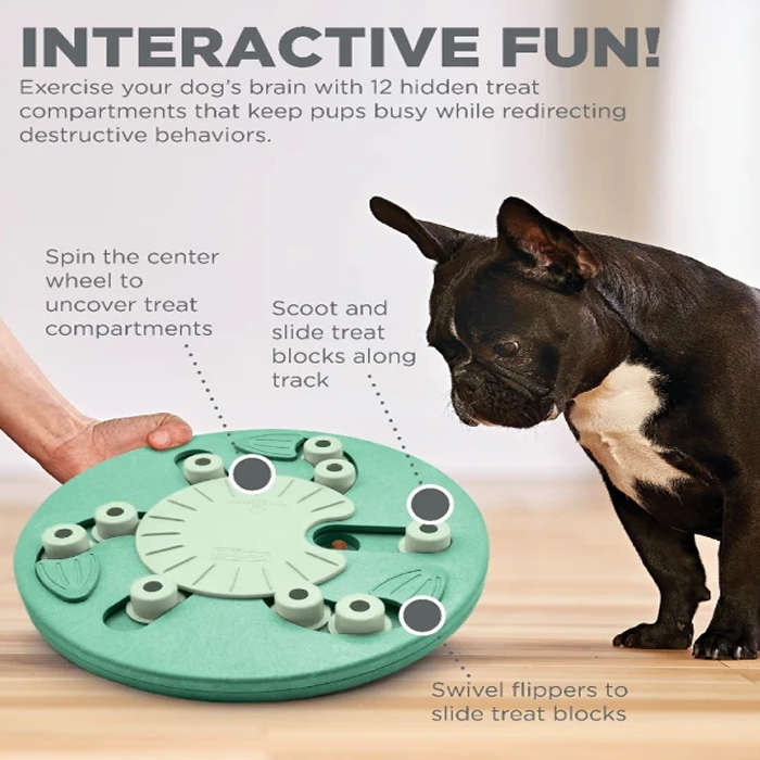 Dog Worker Treat Puzzle - Green