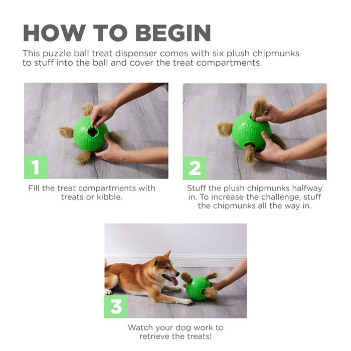Dog Snuffle N' Treat Ball