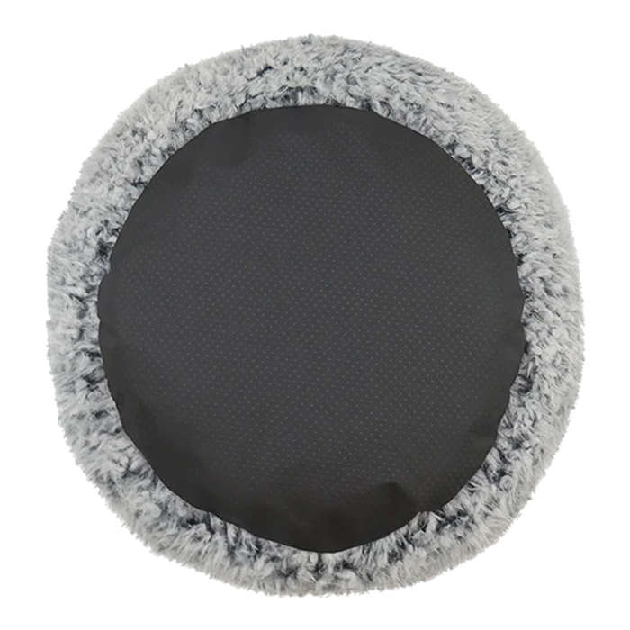 Silver Fluff Comfort Round Bed