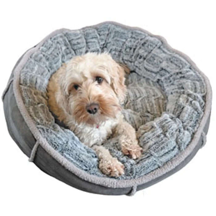 Rosewood Deep Plush Grey Donut Medium
