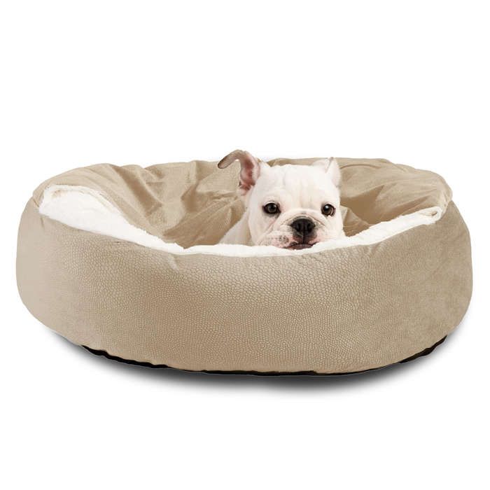 Cozy Cuddler Ilan Dog & Cat Bed Wheat - Small