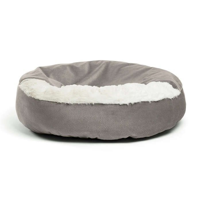 Cozy Cuddler Ilan Dog & Cat Bed Grey - Small