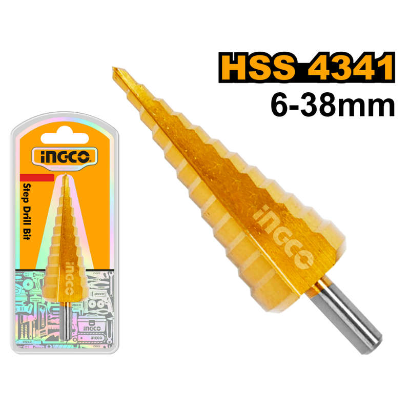 Ingco Step Drill 6mm - 38mm Hss