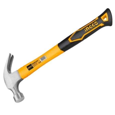 Ingco Hammer Claw 450g F/glass Hndl