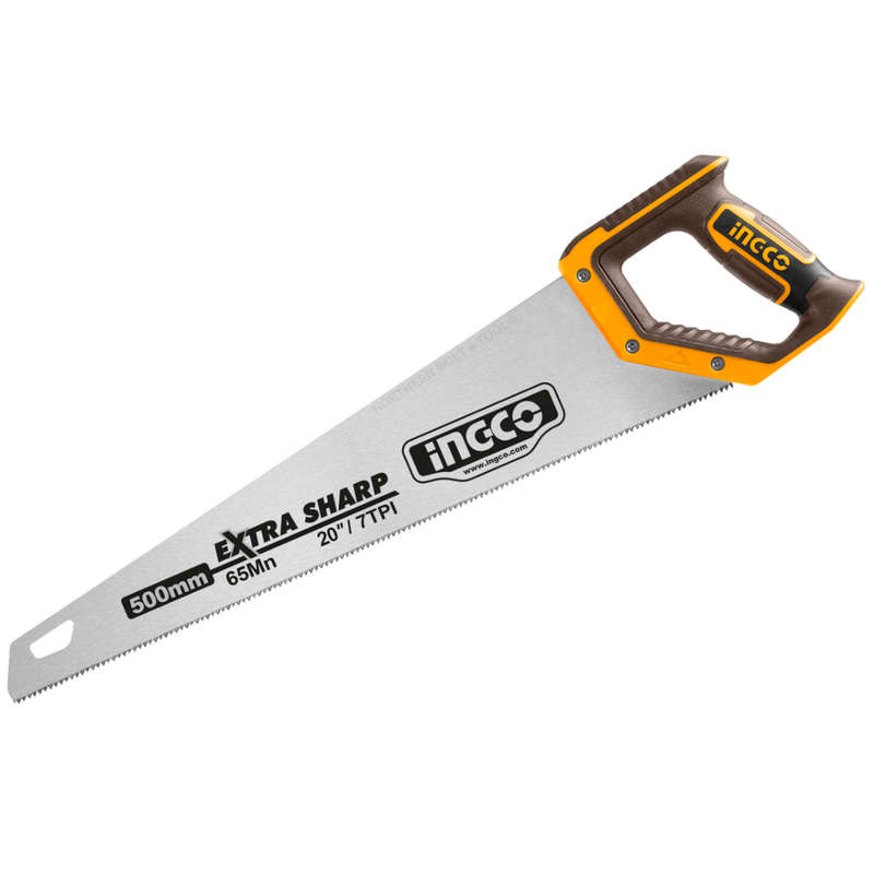 Ingco Hand Saw 500mm 7tpi Extra Sharp