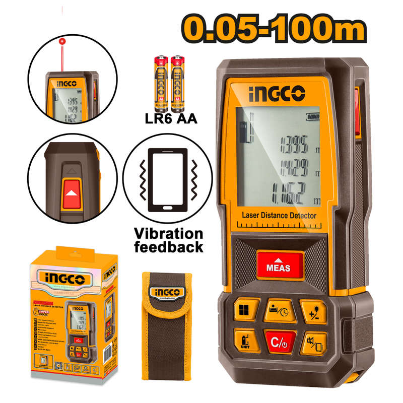 Ingco Laser Distance Detector (100m)