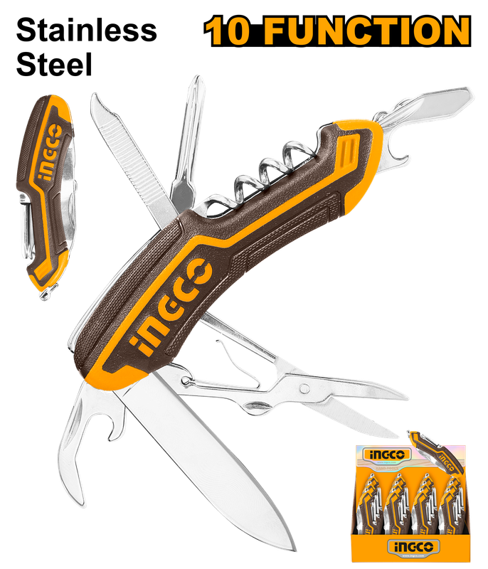 Ingco - Multi-function Knife - 10 Functions