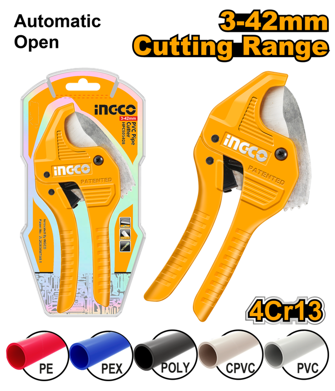 Ingco Auto Pipe Cutter 3mm - 42mm