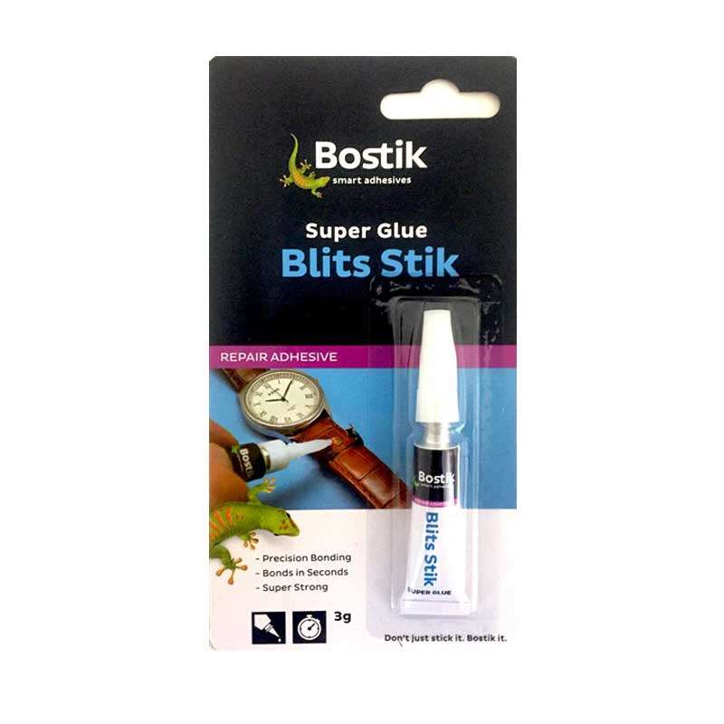 Adhesive Superglue Bostik 3gr Blits Stik Cyano