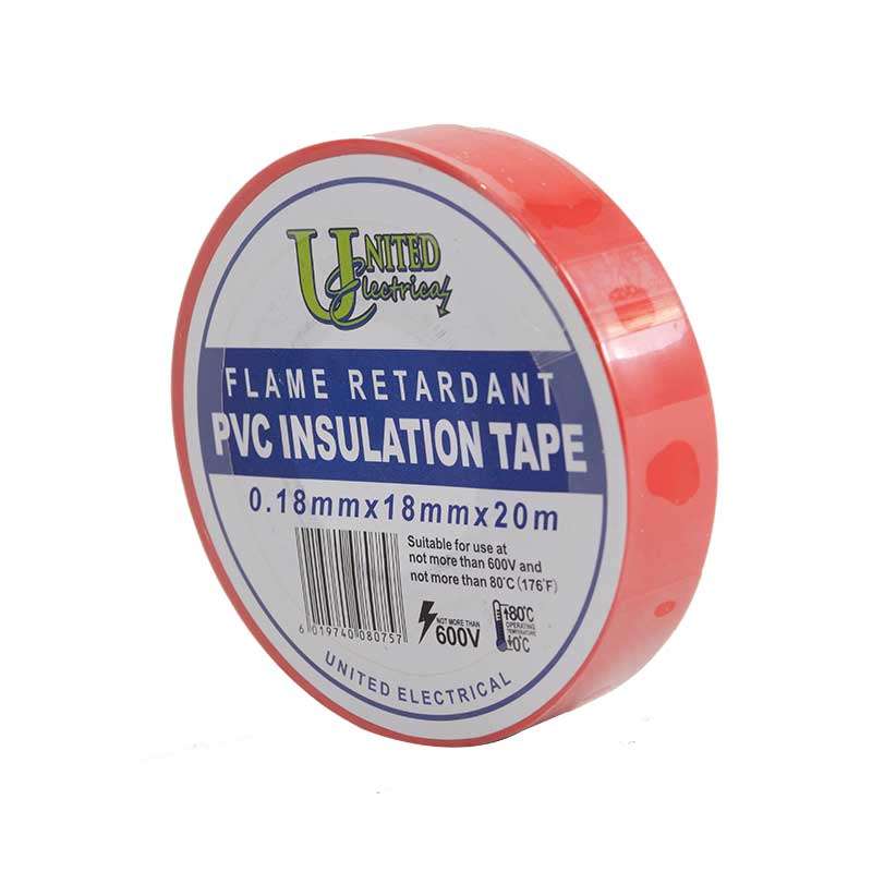 Tape Insulation Pvc  Flame Retard 20mt Red