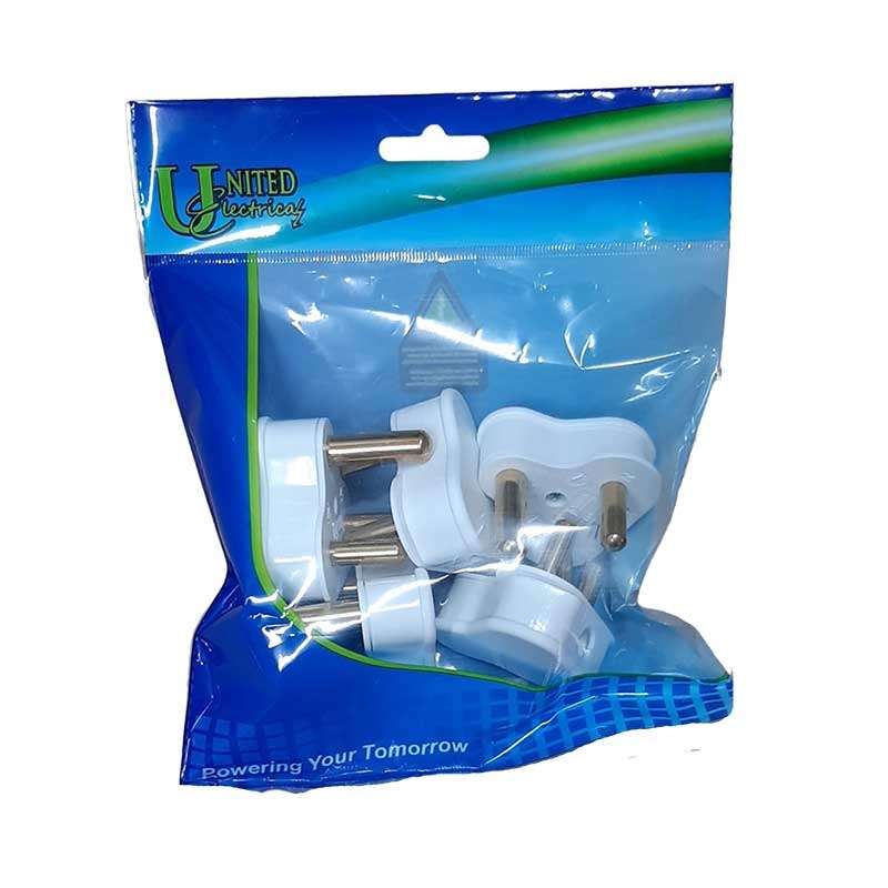Plug Top  16amp 3 Pin White Miit10 Pack Of 5