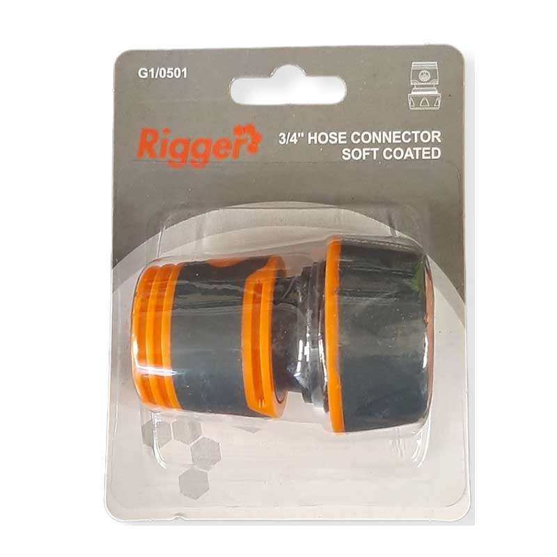 Garden Hose Connector 3/4\" H20012 Softgrip Rigger