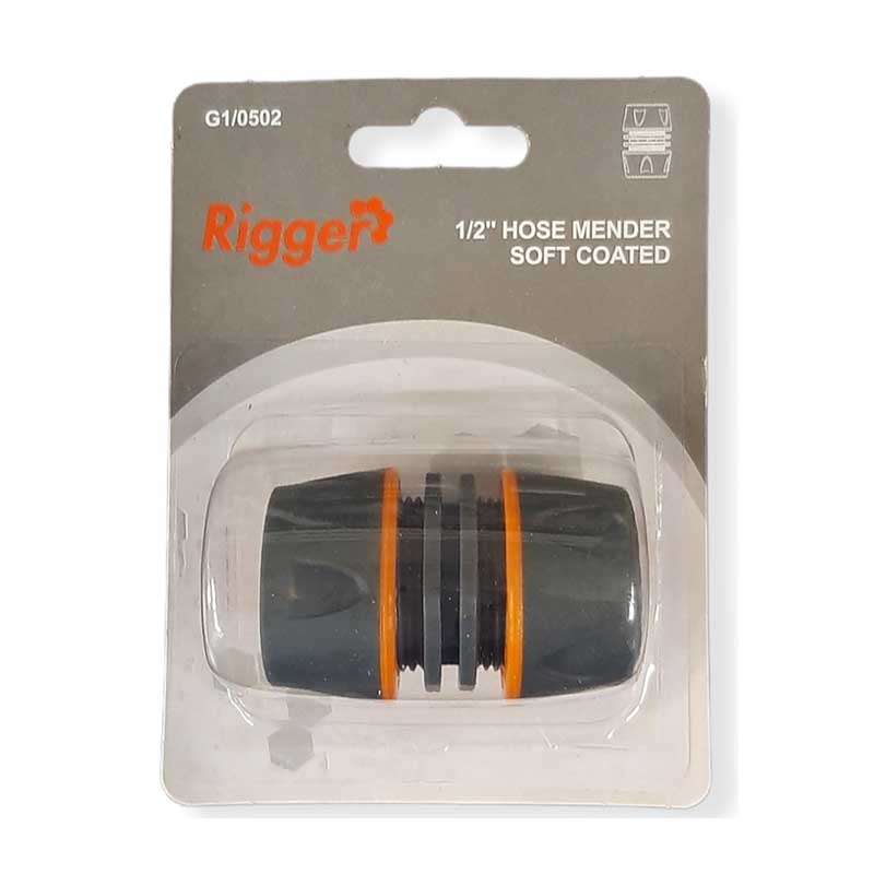 Garden Hose Mender 1/2\" Abs Softgrip H20013 Rigger