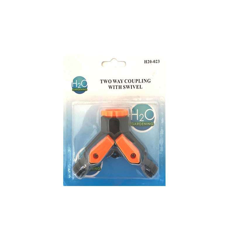 Garden Tap Coupling 2 Way Swivel H20023