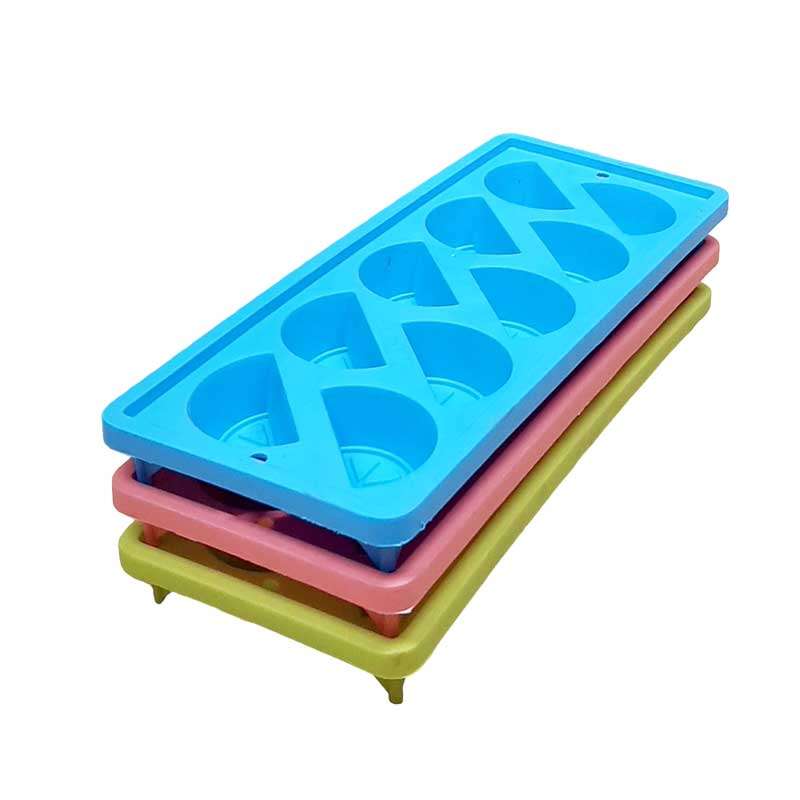 Ice Cube Tray 3 Pce Avo/coral/blue Jo0519-vi
