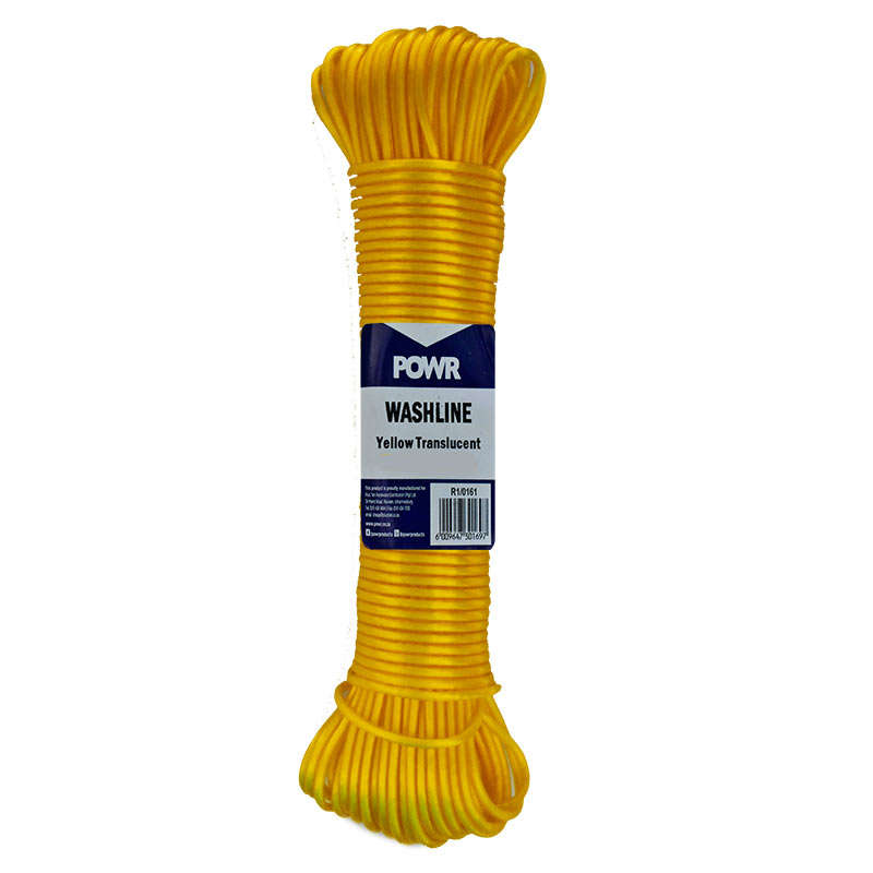Washline Yellow Translucent 3mmx30mt