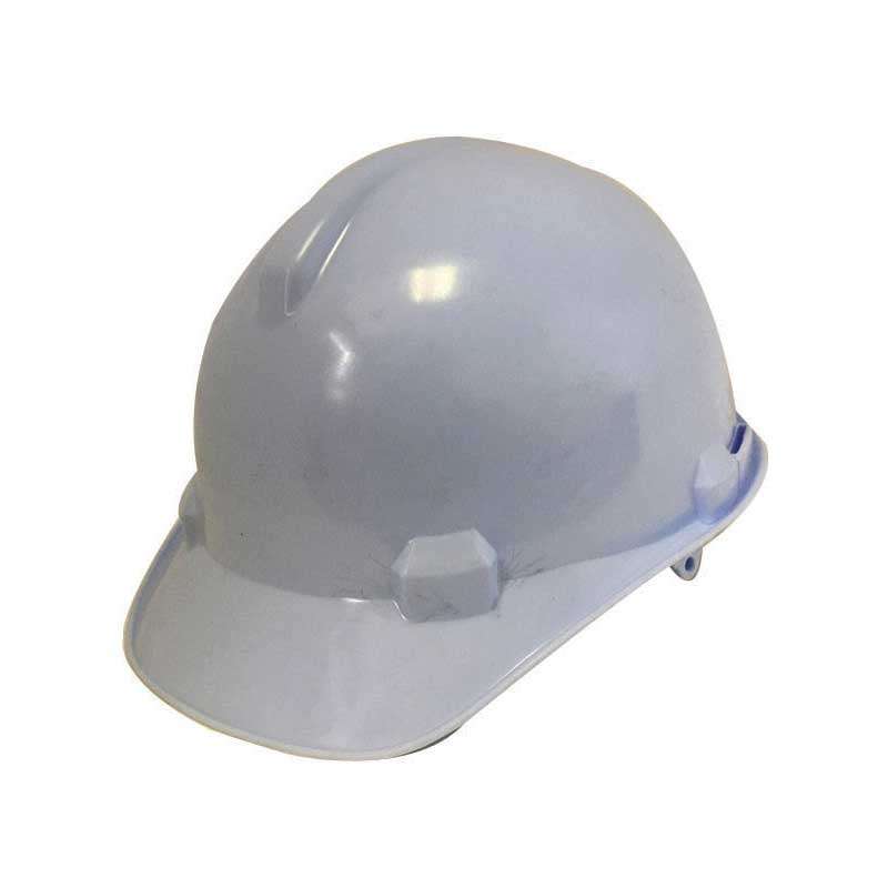 Cap Safety (peak) White  Lined (sh1513wt)