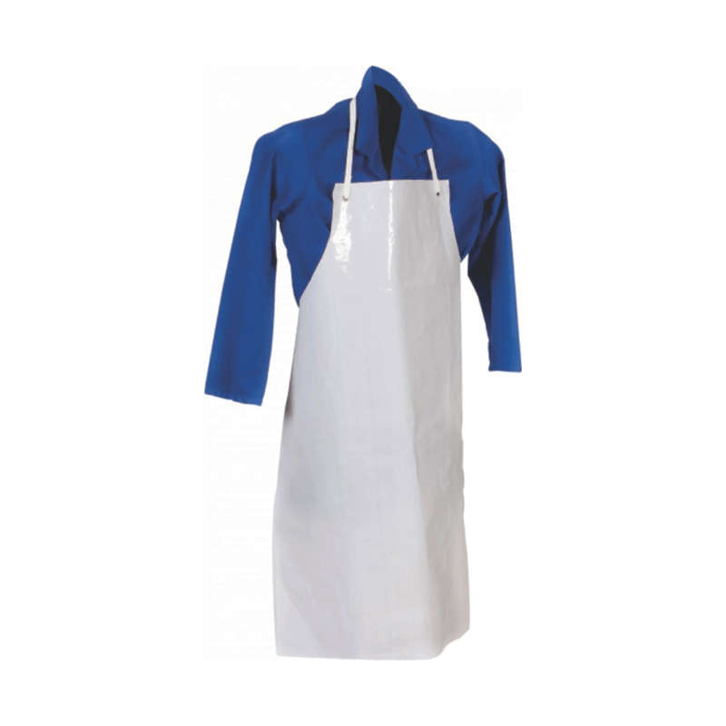 Apron Pvc H/duty450gr White Pvcapron-white