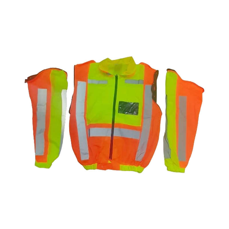 Jacket Metro Reflective Detach Sleeve Orge/lime Lrg Vo30