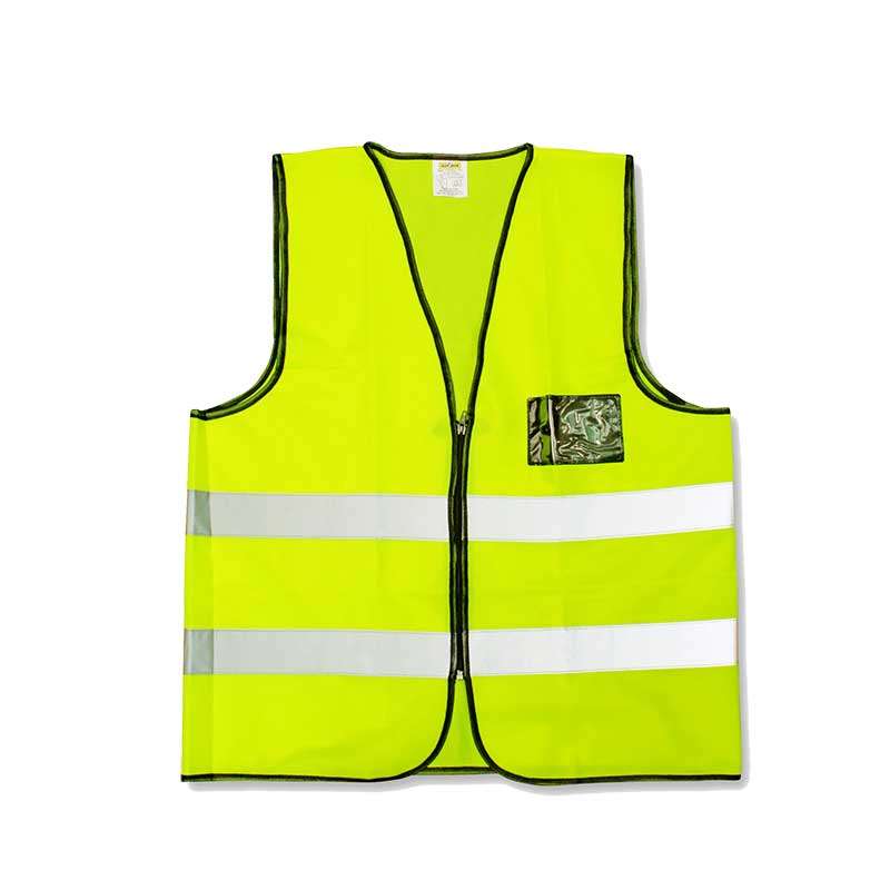 Vest Reflective Flu Lime X/large Zip/pocket Y-xl