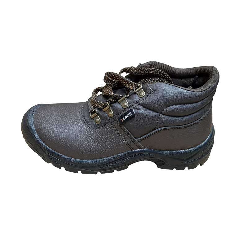 Boot Safety Xenon Oil/acid St/cap Brown Sabs Size 12