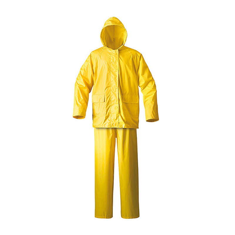 Rainsuit 2pce Yellow Rubberised Size Medium
