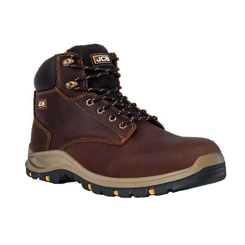 Boot Safety Jcb Hiker Brn St/cap Slip Resist Size  6 Jcb1891