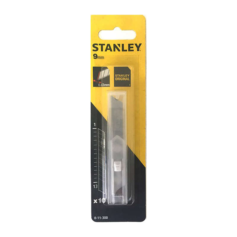 Blade Knife Blades Snapoff Stanley 10\'s  9.5mm Diy 0-11-300