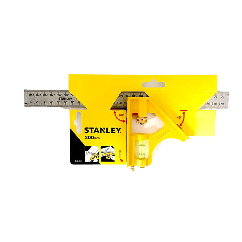 Square Combination Stanley 300mm Metal Diy 2-46-143