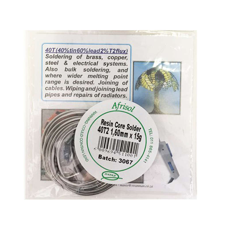 Solder Resin Core 40t Card 15gr