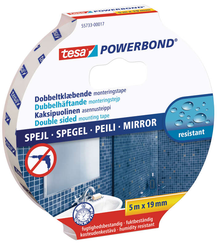 Tesa Tesa Powerbond Mirror 5mx19mm (ip 10)