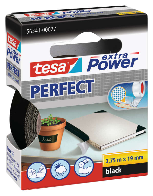 Tesa Tesa Extra Power Perfect 275mx19mm Black (ip10)