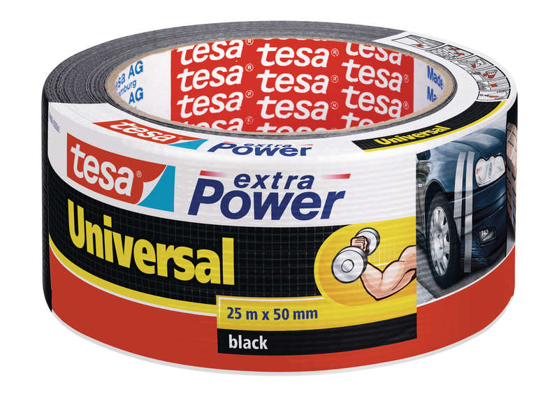 Tesa Tesa Extra Power Universal 25mx50mm Black (ip 6)