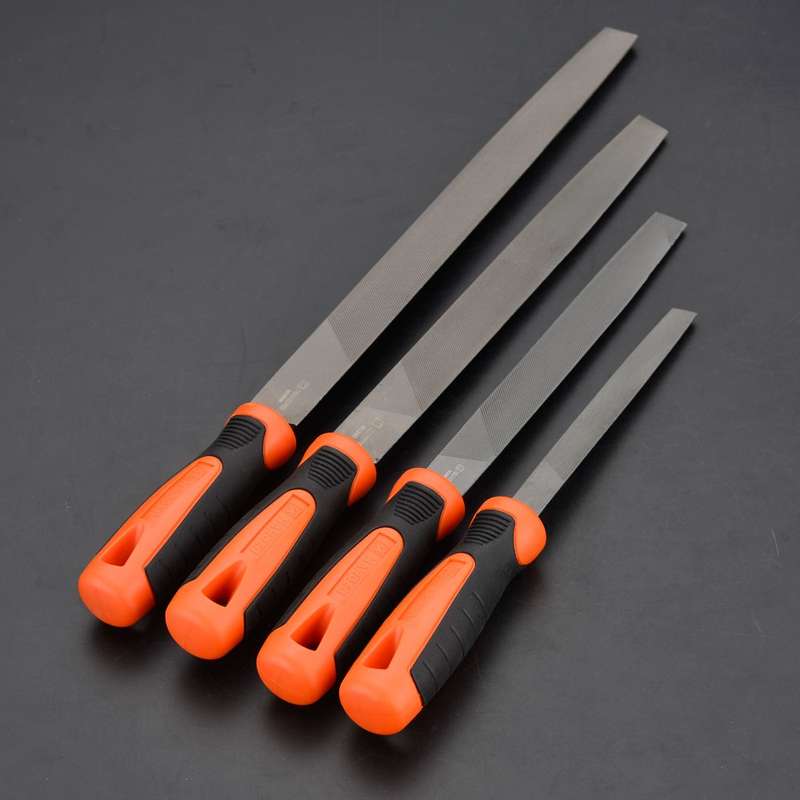 Harden 8 Inch (200mm) Half Round Second Cut File With Soft Handle
