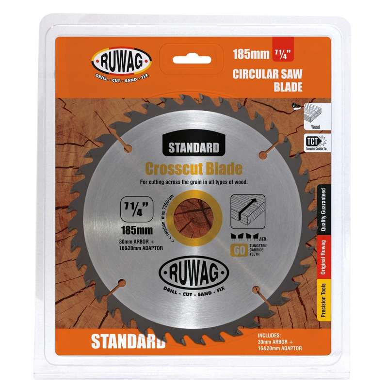 Ruwag 185mm Z60 Saw Blade Tct Standard