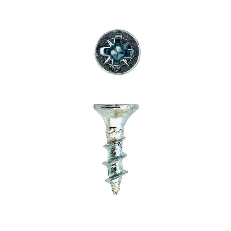 Ruwag Chipboard Screw Zinc Plated - Silver 4x16mm (25)