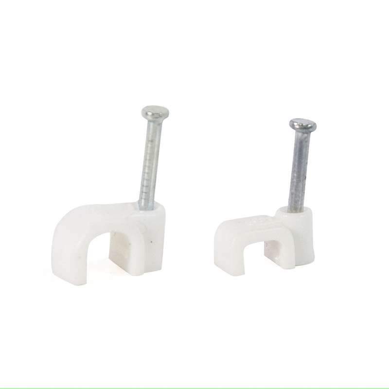 Ruwag Cable Clip Flat White 5mm (10)