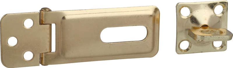 Ruwag Hasp & Staple Brass Plated 150mm (1)