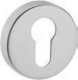 Ruwag Escutcheon Plate Round Brass Plated  (2)