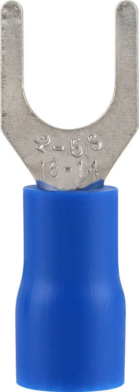 Ruwag Pre-ins Spade Terminal Blue 4mm (8)
