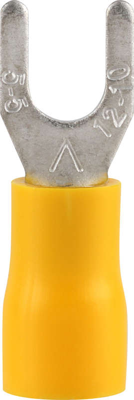 Ruwag Pre-ins Spade Terminal Yellow 5mm (8)