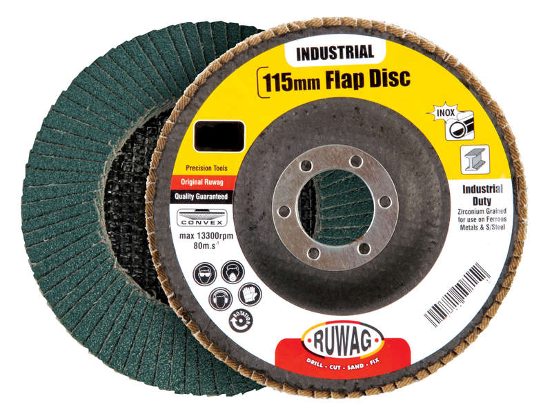 Ruwag 115mm P40 Flap Disc Zirconium /ea